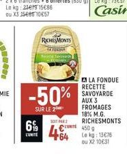 fondue RichesMonts