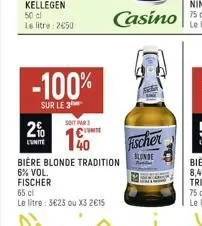 bière blonde fischer