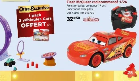 offre exclusive  1 pack 2 véhicules cars offert (2)  25 