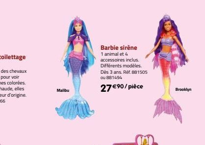 Barbie sirène Barbie