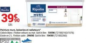 peinture murs Ripolin