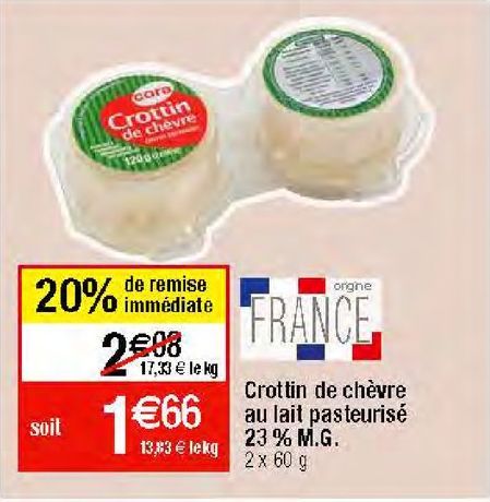 fromage de chèvre Cora