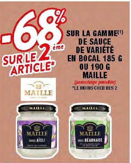 sauces Maille