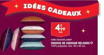 housse de coussin Home Creation