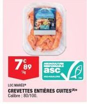 crevettes Loc Marée