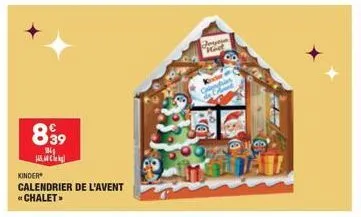 899  1844  jus  kinder  calendrier de l'avent «chalet.  10  foren rest 