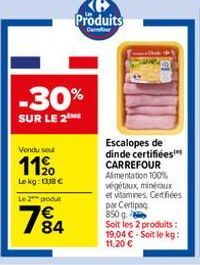 escalopes de dinde Carrefour