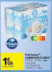 fromage frais carrefour