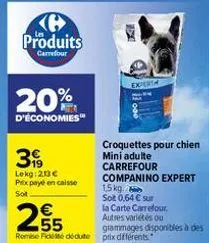 croquettes pour chien carrefour