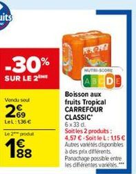 boisson aux fruits Carrefour