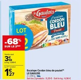 cordon bleu Le gaulois