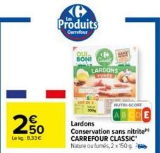 lardons Carrefour