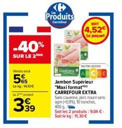 jambon Carrefour