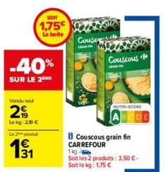 couscous Carrefour