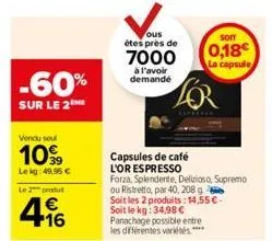 capsules de café 