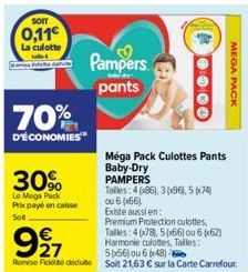 culotte Pampers