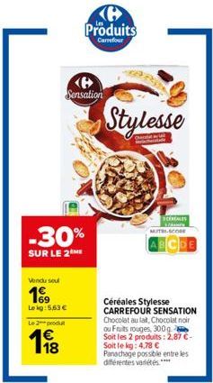 chocolat au lait Carrefour