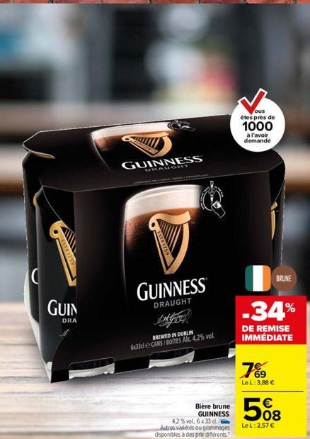 soldes Guinness