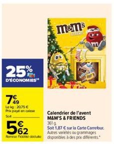 calendrier de l'Avent 