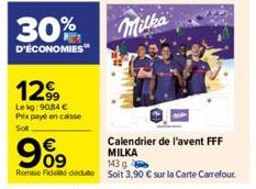 calendrier de l'Avent Milka