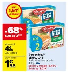 cordon bleu Le gaulois