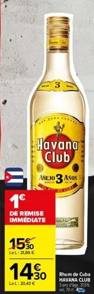 soldes havana club