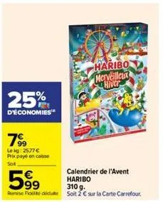 calendrier de l'avent haribo