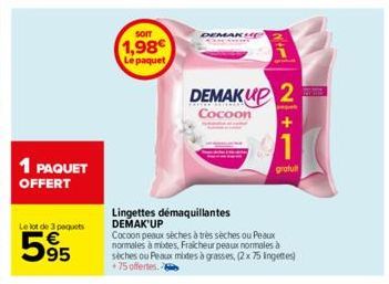 lingettes démaquillantes 