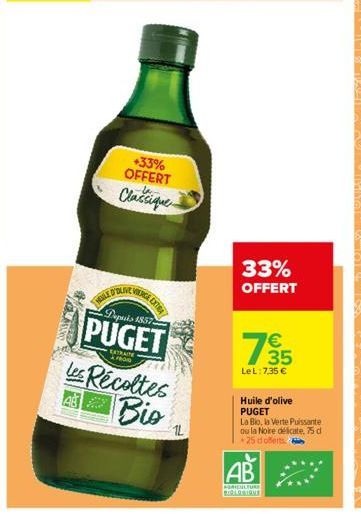 huile d'olive Puget