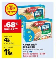 cordon bleu Le gaulois