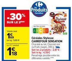 chocolat au lait Carrefour