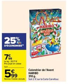 calendrier de l'Avent Haribo