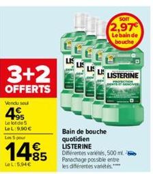 bain de bouche Listerine