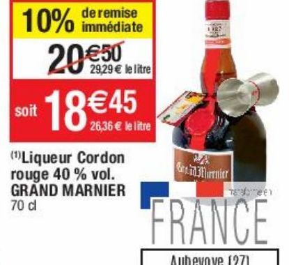 liqueur cordon rouge 40% vol. Grand Marnier