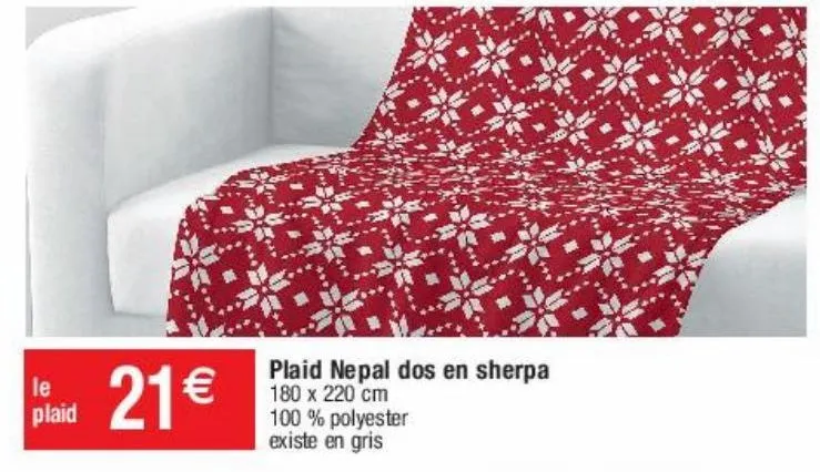 plaid nepal dos en sherpa