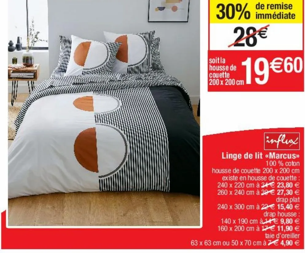 linge de lit marcus