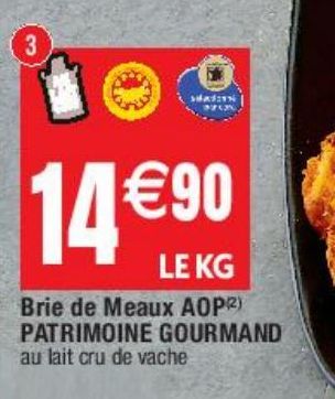 brie de Meaux AOP Patrimoine Gourmand