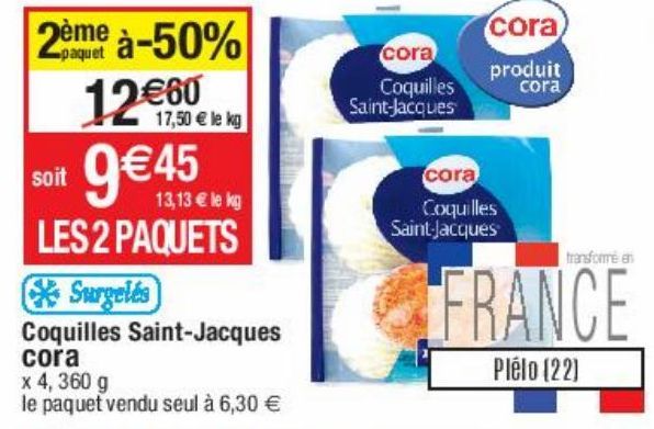 coquilles Saint-Jacques Cora