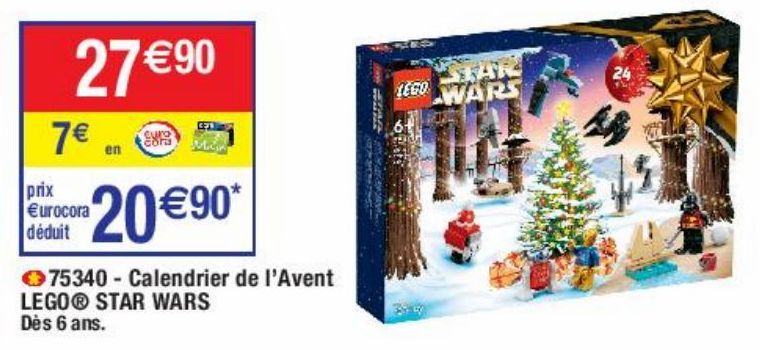 calendrier de l'Avent LEGO Star Wars