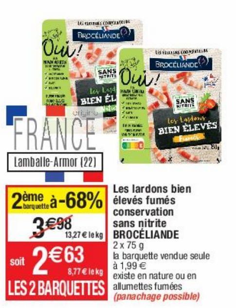 les lardons bien élevés fumés conservation sans nitrite brocéliande