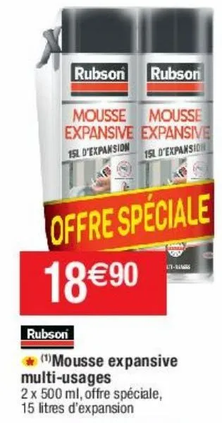 mousse expansive multi-usages