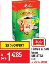 filtres à café Melitta