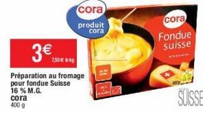 fondue Cora