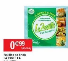 0€99  5,82 kg  19 feuilles &  itcoustranter  de brick  l'authentique  