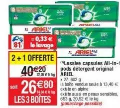 boîtes ariel