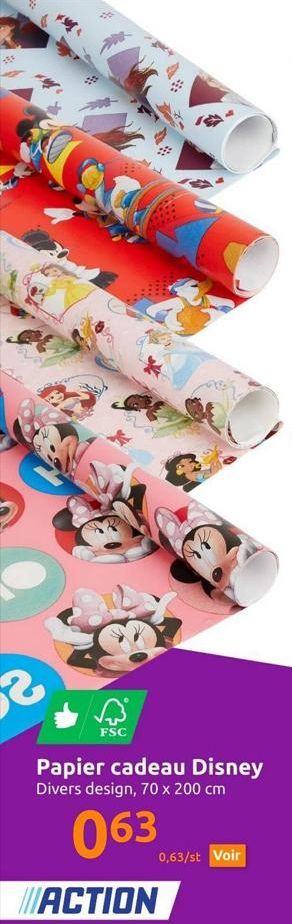 papier cadeau Disney