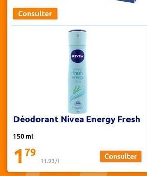 Consulter  NIVEA  11.93/1  fresh  mergy 