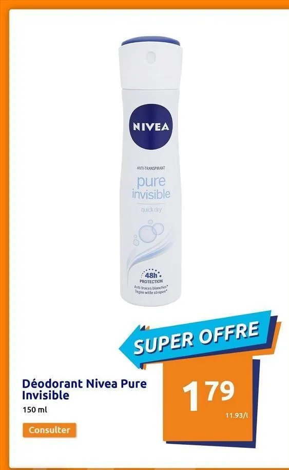 déodorant nivea