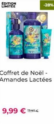 EDITION LIMITÉE  Coffret de Noël - Amandes Lactées  9,99 € 13,97€  -28%  