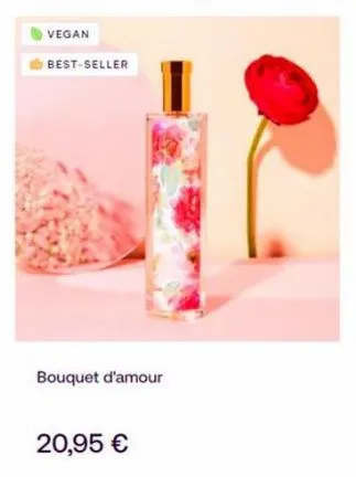 vegan  best-seller  bouquet d'amour  20,95 € 